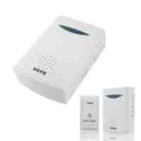 Remote Control Wireless Doorbell with 38 Tunes LED Indicator V006B