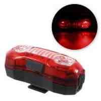 Rechargeable Bicycle Danger Zone Red LED Tail Light Warning Light