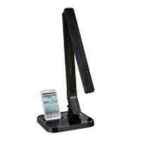 Eye-caring LED Desk Lamp with Android Charging Dock Station Touch Control 11W - Black / EU Plug