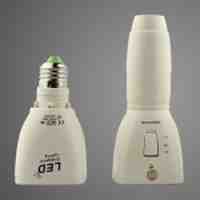 4W E27 Portable Rechargeable LED Flashlight Emergency Light Bulb - White