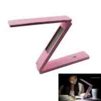 18-LED Folding Touch Control Dimmable LED Eye Protection Table Lamp - Pink