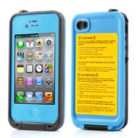 Durable Redpepper Waterproof Dustproof Cover Case for iPhone 4 4S - Blue