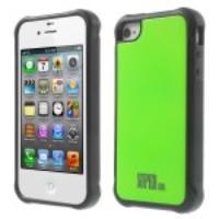 TPU + PC Hybrid Protective Case for iPhone 4s 4 - Green