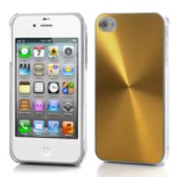 Gold CD Veins Plastic Protective Case for iPhone 4 4S