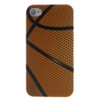 Basketball Pattern Plastic Back Case for iPhone 4s 4