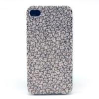 For iPhone 4s 4 Plastic Hard Case - Cute Cats Drawing