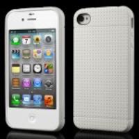 Dream Mesh Soft TPU Cover Case for iPhone 4 4s - White