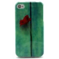 Fresh Rose Flower TPU Cover Case for iPhone 4 4s