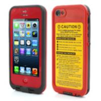 Durable Redpepper Waterproof Protective Cover Case for iPhone 5 - Red