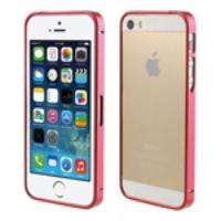 Red Buckle Closure for iPhone 5s 5 Slim Metal Bumper Case