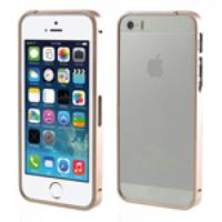 Champagne Buckle Closure for iPhone 5s 5 Slim Metal Bumper Case