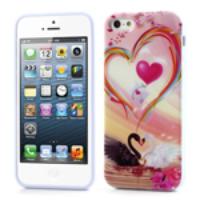 Two Swans TPU Protective Cover Case for iPhone 5 5s