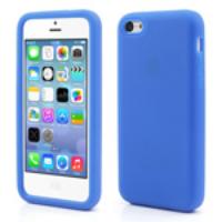 Blue Flexible Silicon Gel Phone Case for iPhone 5C