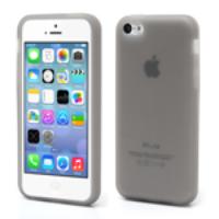 Grey Flexible Silicon Case Back Cover for iPhone 5C