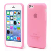 Pink Flexible Silicon Case Back Cover for iPhone 5C