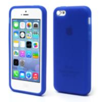 Dark Blue Flexible Silicon Case Back Cover for iPhone 5C