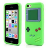 Green for iPhone 5c Nintendo Game Boy Soft Silicone Case