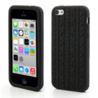 Black Tire Tread Silicone Case for iPhone 5c