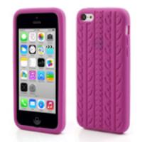 Rose Tire Tread Flexible Silicone Case for iPhone 5c