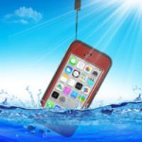 Redpepper for iPhone 5c Durable Dustproof Waterproof Case - Red