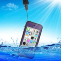 Redpepper for iPhone 5c Durable Dustproof Waterproof Case - Purple