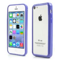 Dark Blue for iPhone 5C Plastic & TPU Hybrid Bumper Case