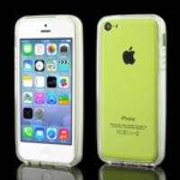 Transparent for iPhone 5c Flexible TPU Matte Bumper Case