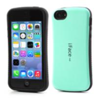 Cyan iFace for iPhone 5C PC & TPU Dual Layer Hybrid Case