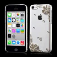 Glittery Flower Crystal Diamond Case for iPhone 5c