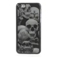 Visual 3D Effect for iPhone 5c Skull Heads Hard Plastic Case