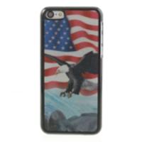 For iPhone 5c 3D Effect US Flag & Eagle Hard Protector Case