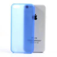 0.3mm Ultra Slim Matte Hard Case for iPhone 5C - Blue