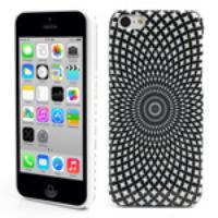 Circles Glossy Plastic Hard Case Shell for iPhone 5c