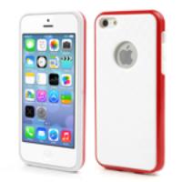 Stylish TPU & Plastic Hybrid Case Cover for iPhone 5C - Red