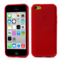 Red Glossy Candy TPU Jelly Case for iPhone 5C