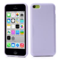 Purple Glossy Candy Jelly TPU Case for iPhone 5C