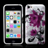 For iPhone 5c Lotus Flower TPU Skin Case