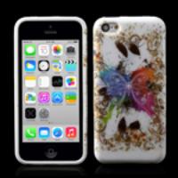 Pretty Colorful Butterfly TPU Case for iPhone 5c