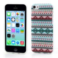 Tribe Style Design Glossy IMD TPU Back Case for iPhone 5c