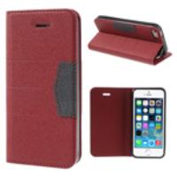 Red for iPhone 5s 5 Magnetic Elegant Leather Skin Case Stand