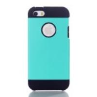 For iPhone 5s 5 Armor Hybrid PC + TPU Protective Case - Cyan