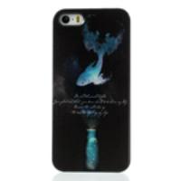 Fish & Bottle Plastic Hard Skin Case for iPhone 5s 5