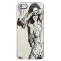 For iPhone 5s 5 Hardcore Girl Pattern Hard Shield Case