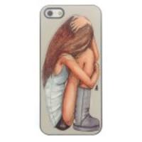 Painful Girl in Boots for iPhone 5s 5 Hard Skin Case