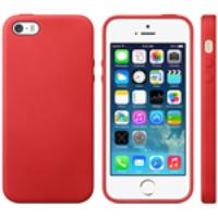 Sleek Textured TPU Case Shell for iPhone 5s 5 - Red