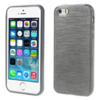 Grey Brushed TPU Gel Case for iPhone 5s 5