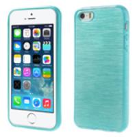 Blue Brushed TPU Gel Case for iPhone 5s 5