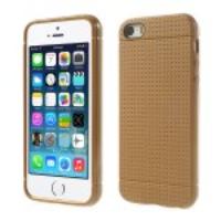 Dream Mesh Flexible TPU Case Cover for iPhone 5s 5 - Brown