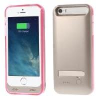 iFans Battery Charger Case + Changeable Frame for iPhone 5s 5 - Rose