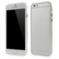 PC + TPU Hybrid Bumper Case for iPhone 6 4.7 inch - White